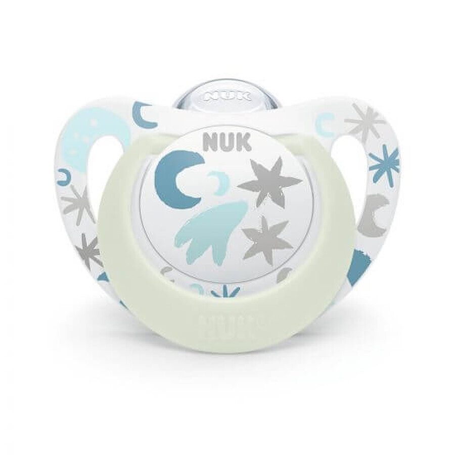 Sucette en silicone M1 Star Night, 1 pièce, 0-6 mois, Nuk