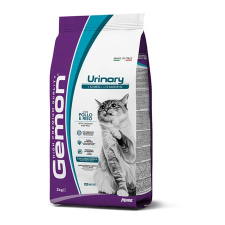 GEMON Urinary, Kurczak i Ryż, sucha karma dla kotów, układ moczowy, 2kg: ceny i cechy