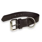 JULIUS-K9 ECO cuero, collar de perro ajustable, cuero, 25mm x 50cm, negro