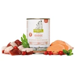 ISEGRIM, XS-XL, Gęś, bezzbożowa mokra karma w puszce dla psów, (w sosie), 400g: ceny i cechy
