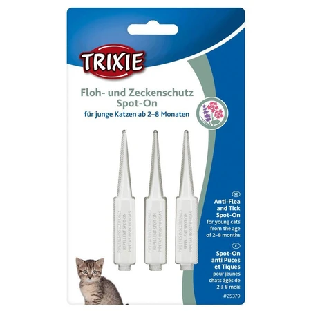 Trixie Spot-On Kat Spot-On 2-8 maanden 3 stippen