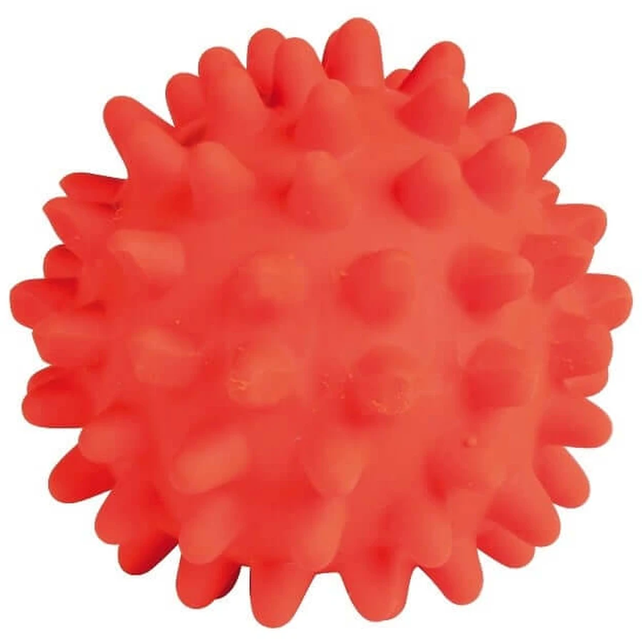 Trixie, toy ball with spikes dogs, with sound, latex, 7cm, multicolor