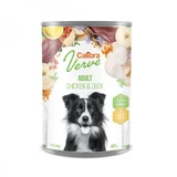 CALIBRA Verve GF, XS-XL, Chicken and Duck, canned grain-free wet food for dogs, (pate), 400g