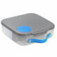 Lunchbox, Grijs met Blauw, Bbox