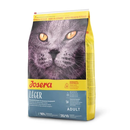 JOSERA Leger, Huhn, Katzentrockenfutter, Gewichtsmanagement, 10kg