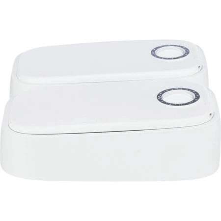 TRIXIE TX2, automatyczny karmnik dla psów, 2 prostokątne miski, programowalny, plastikowy, czarno-biały, S-L(0.6l, 27x7cm): ceny i cechy