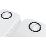 TRIXIE TX2, automatyczny karmnik dla psów, 2 prostokątne miski, programowalny, plastikowy, czarno-biały, S-L(0.6l, 27x7cm): ceny i cechy