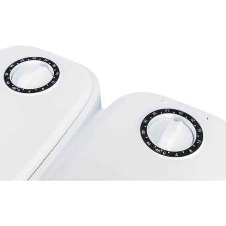 TRIXIE TX2, automatyczny karmnik dla psów, 2 prostokątne miski, programowalny, plastikowy, czarno-biały, S-L(0.6l, 27x7cm): ceny i cechy