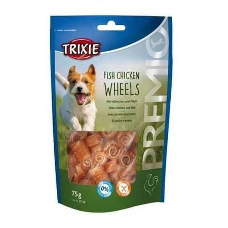 Trixie Premio Geroosterde Kip en Vis Rondjes, 75 g