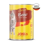 JOSICAT, Rindfleisch, Katzennassfutter in Dosen, (in Aspik), 400g x 12