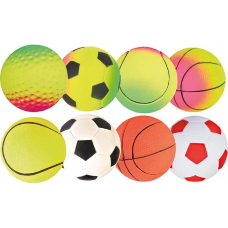 Trixie, Ballspielzeug für Hunde, Schaumstoff, 4,5cm, multicolor