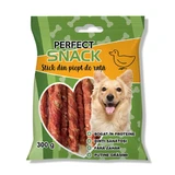 PERFECT SNACK Stick Chest Stick, XS-XL, Ente, Belohnungsbeutel für Hunde, 300g