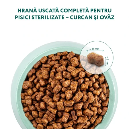 OPTIMEAL Sterilized, Kalkoen, droogvoer voor gesteriliseerde katten, 1.5kg