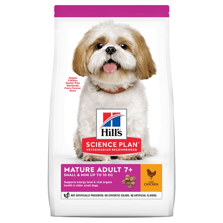 Hill's SP Canine Mature Small & Miniature Chicken, 3 kg: ceny i cechy