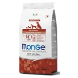 MONGE Natural Superpremium Monoprotein Puppy&Junior, XS-XL, Miel y Arroz, alimento seco para perros junior, 2,5kg