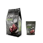 KUDO Medium And Maxi Breed, M-XL, Miele e Riso, cibo secco a basso contenuto di cereali per cani, pressato a freddo, 3kg