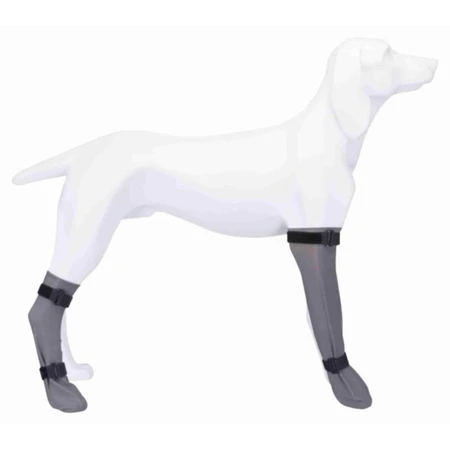 TRIXIE Paw Protector, M, Anti-Rutsch-Socken für Hunde, Baumwolle, 35x8cm