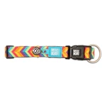 MAX & MOLLY Smart ID Summertime, Hundehalsband, verstellbar, Polyester, orange, Dreizackschnalle, S(28-45 x 1.5cm)