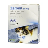 ZERONIL, external deworming for cats, pipettes, 50mg x 6pcs