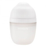 Biberon Anticolici Breast-Like, 100% Silicon, Ivory, 210 ml, Mombella