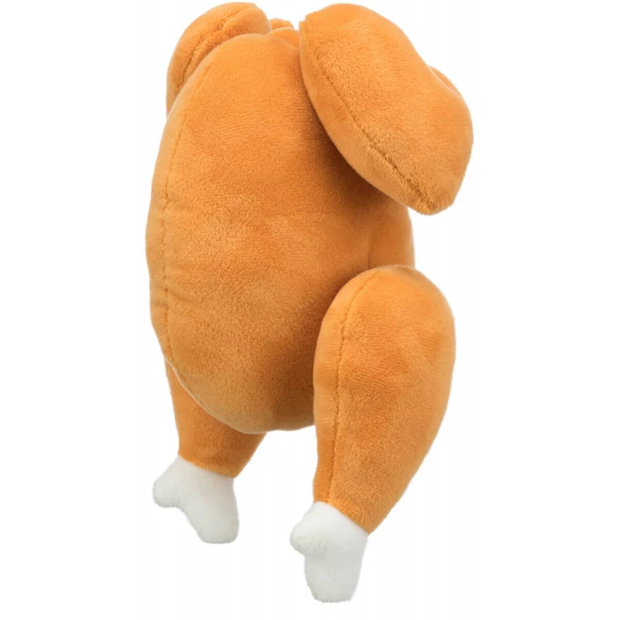 Trixie, speelgoed kippengrill hondjes, met geluid, pluche, 26cm, veelkleurig