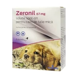 ZERONIL, external deworming dogs, XS-S(2 - 10kg), pipettes, 67mg x 6pcs