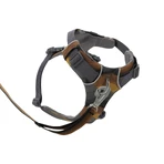 RUFFWEAR Front Rage Moonlight Mountains, harnais double (poitrine et dos) pour chien de dressage, réglable, réfléchissant, marron et gris, S(56-69cm)