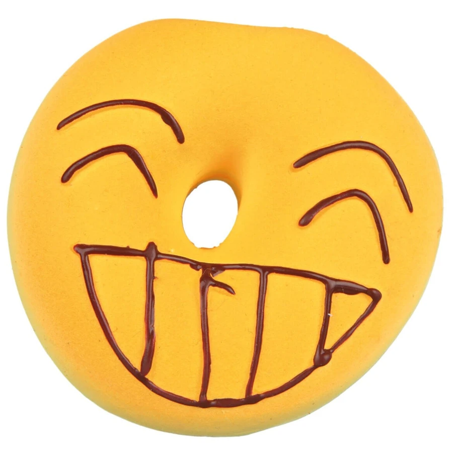 Trixie, donut para perro, látex, 6 cm, multicolor