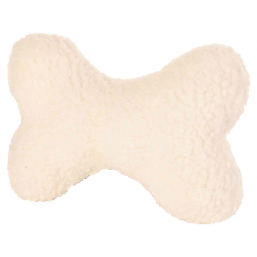 Trixie, juguete de peluche con hueso para perro, poliéster, 20 cm, rosa