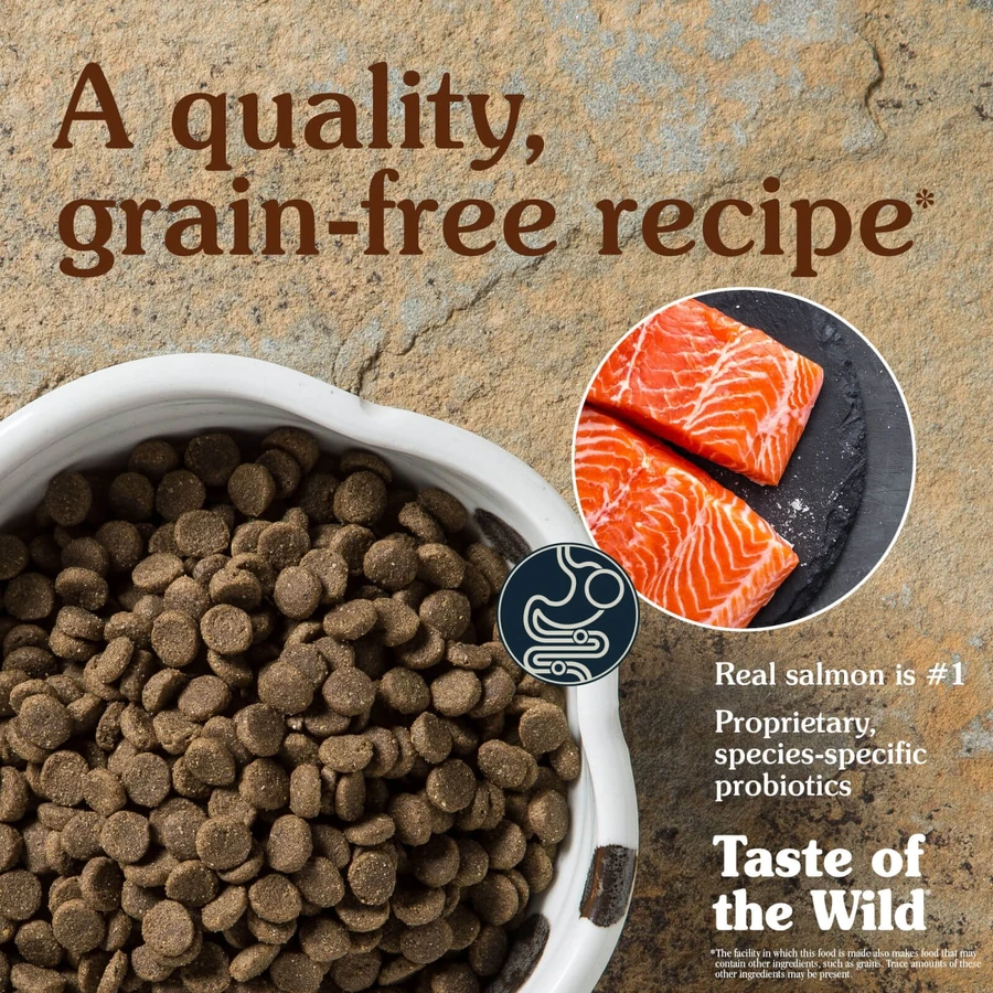 TASTE OF THE WILD Pacific Stream, Salmón, pienso sin cereales, 2kg