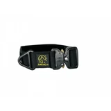 EURO JOE Tactical, dog collar, adjustable, nylon, black, Cobra buckle, XXL(44-61 x 3.8cm)