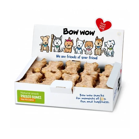 Bow Wow Natural Bone z wołowiną, wątróbką z kurczaka i jukką, 30 sztuk, 720 g: ceny i cechy