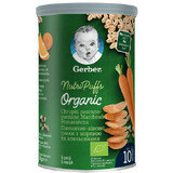 Snack con cereali, carote e arance, 35 gr, Gerber