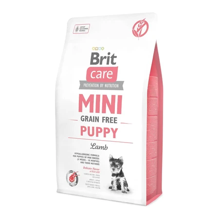 BRIT Care Mini Puppy, XS-S, Cordero, alimento seco sin cereales para perros jóvenes, 2kg