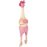 Trixie, Henne Hundespielzeug, mit Originalklang, Latex, 48cm, multicolor