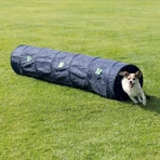 TRIXIE Agility Tunnel, Hindernisspielzeug für Hunde, 40cm x 2m, multicolor