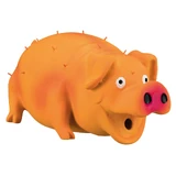 Trixie, cerdo de juguete con púas perros, con sonido original, látex, 21cm, multicolor
