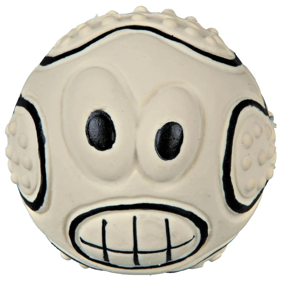 Trixie, jouet balle de sport pour chiens, avec son, latex, 7cm, multicolore