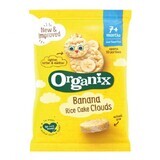 Rondelles de riz à la banane bio, 7+ mois, 40 g, Organix