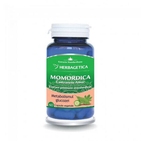 Momordica bitter komkommerextract, 60 cps, Herbagetica