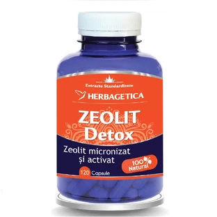 Zeolita Detox, 120 cápsulas, Herbagetica