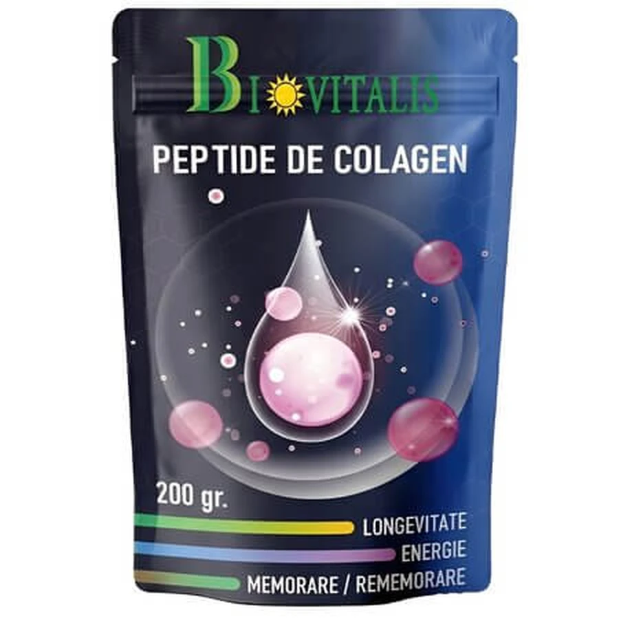 Collagen Peptide, 200 g, Biovitalis