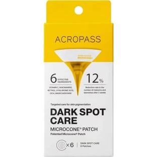 Patchs avec niacinamide et vitamine C pour réduire l'hyperpigmentation Soin des taches sombres, 6 pièces, Acropass