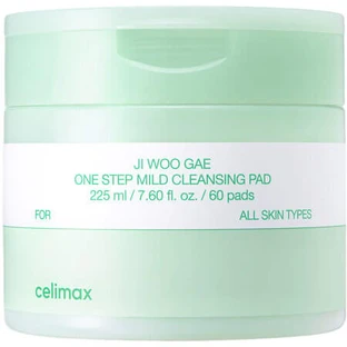 Ji Woo Gae Dual Texture Cleansing and Moisturizing Discs, 60 sztuk, Celimax