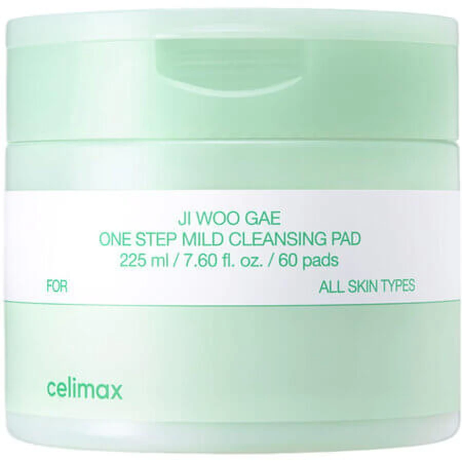 Ji Woo Gae Dual Texture Cleansing and Moisturizing Discs, 60 sztuk, Celimax: ceny i cechy