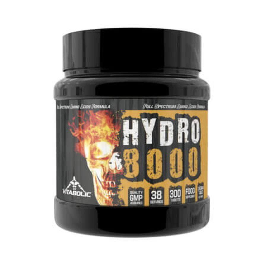 Aminoacidi Hydro 8000, 300 compresse, Vitabolic