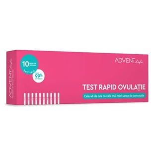 Ovulations-Schnelltest, 10 Streifen, Advent Life