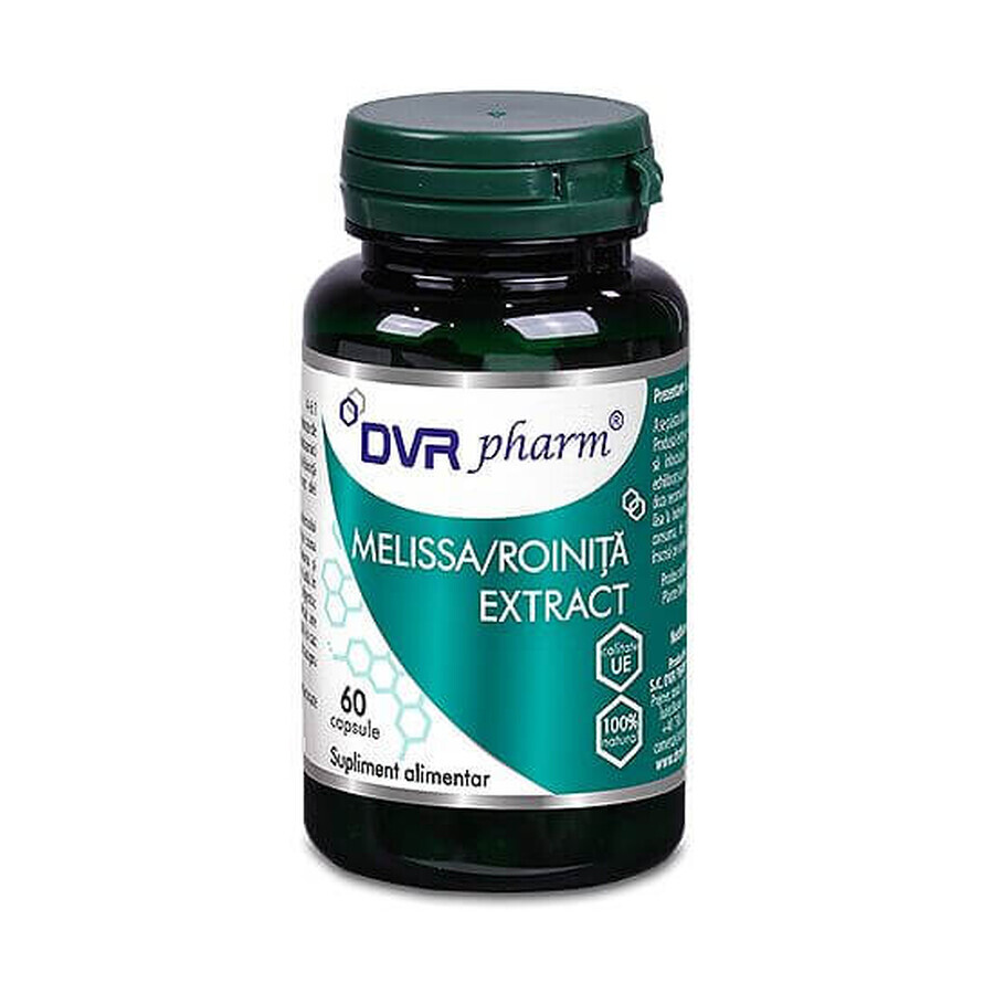 Extract de Roinita (Melissa), 60 cps, Dvr Pharm