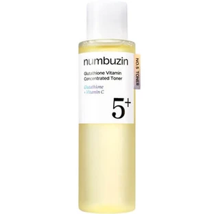 Tónico concentrado iluminador con glutatión y vitaminas No.5+, 200 ml, Numbuzin