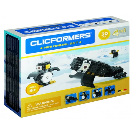 Building Set Clicformers- Mini Animal Set 30 pieces